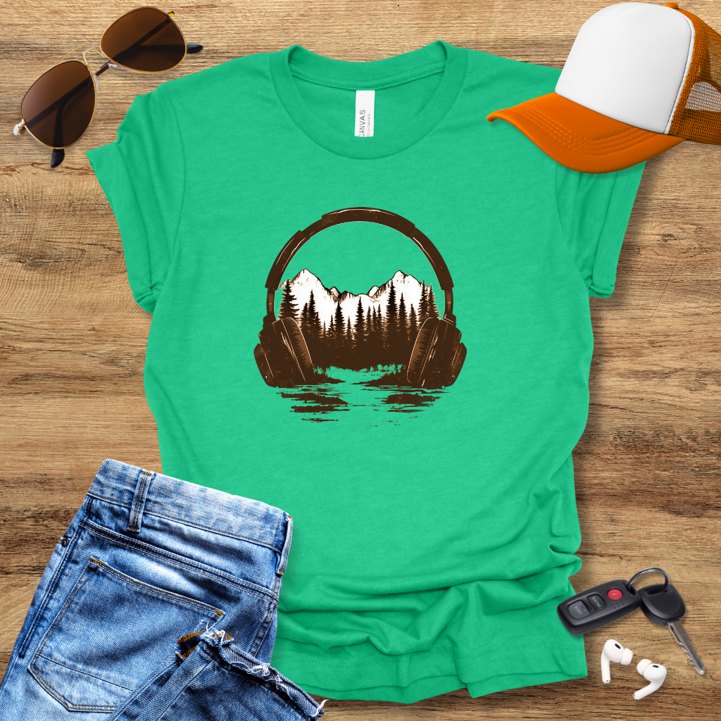 Nature Headphones T-Shirt