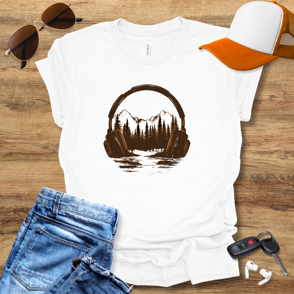 Nature Headphones T-Shirt