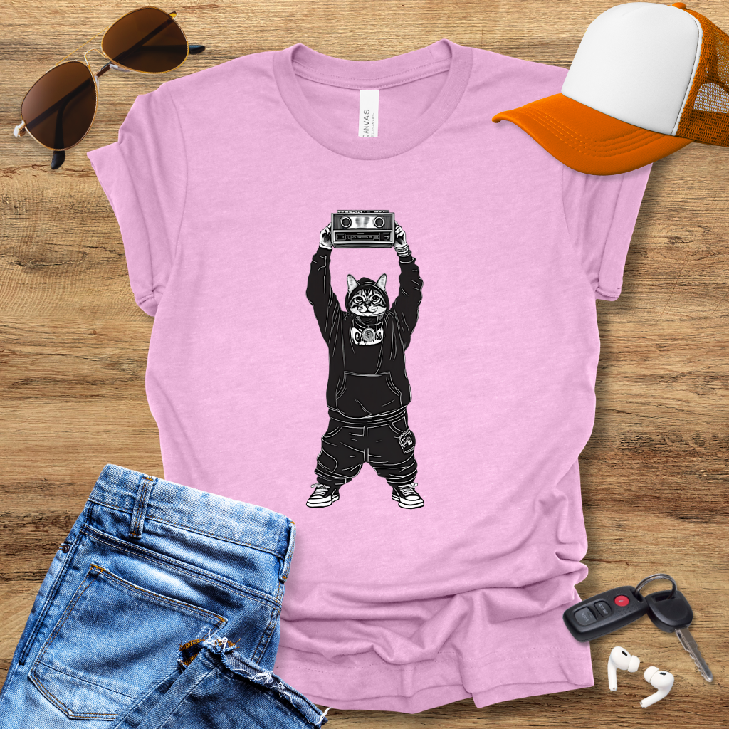 Boombox Cat T-Shirt