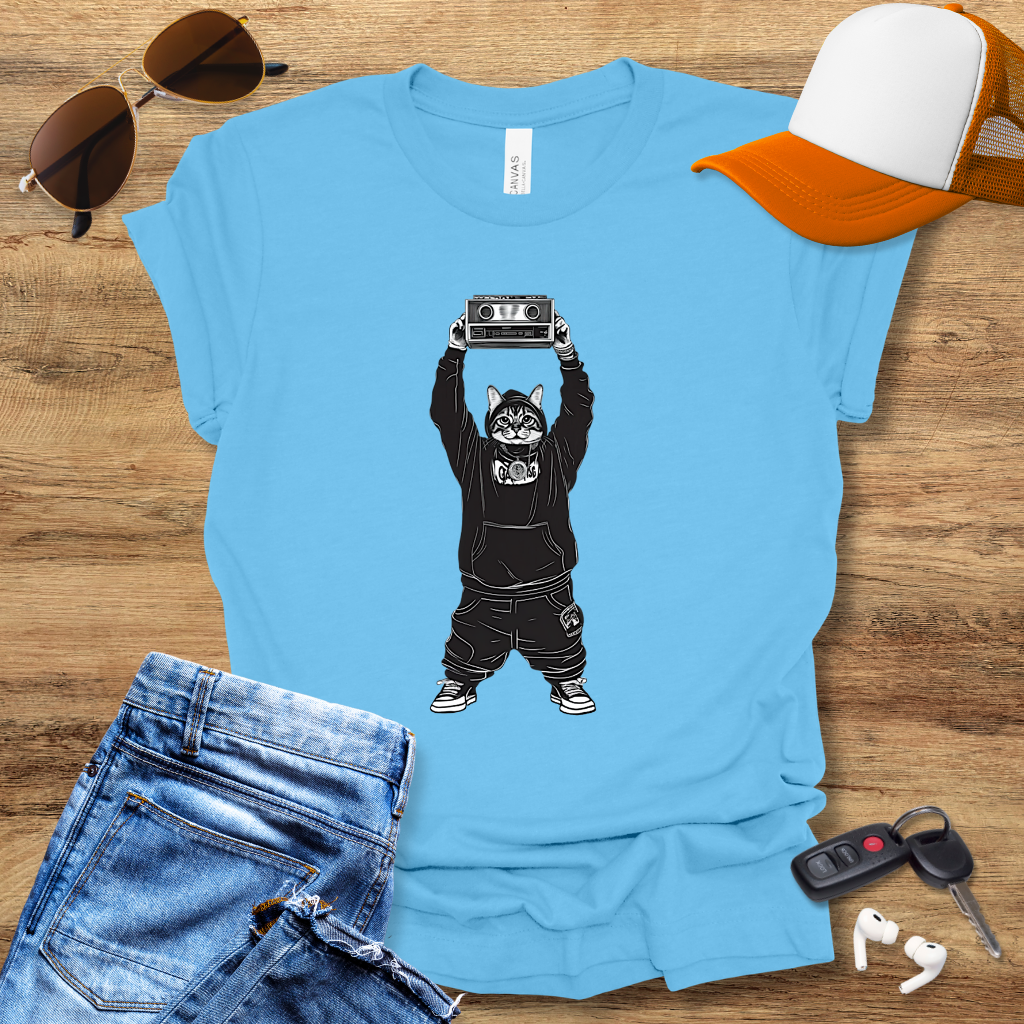 Boombox Cat T-Shirt