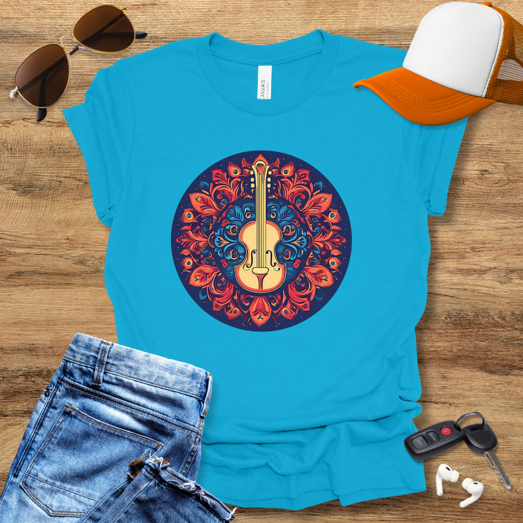 Guitar Mandala T-Shirt