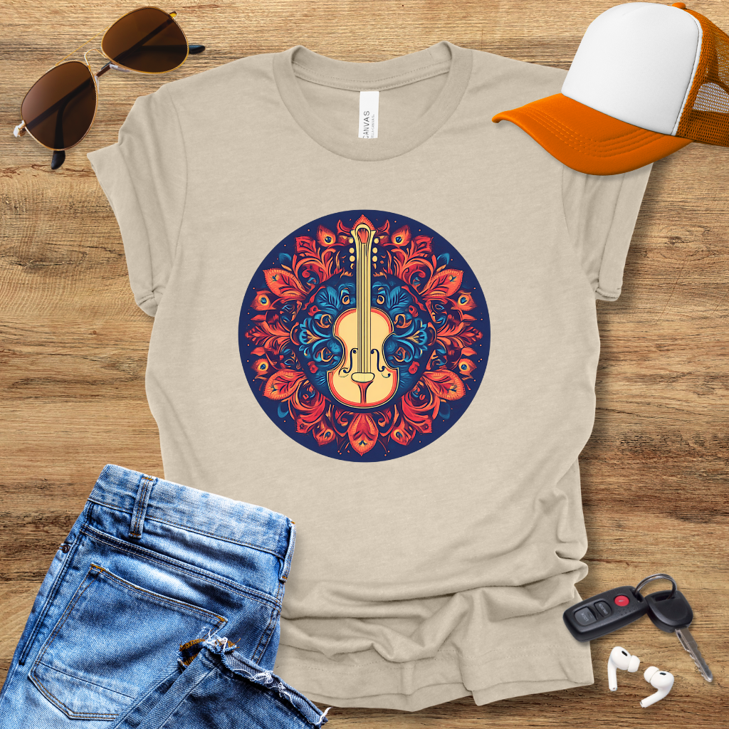 Guitar Mandala T-Shirt