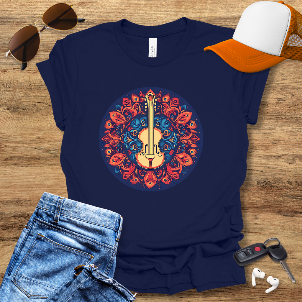 Guitar Mandala T-Shirt