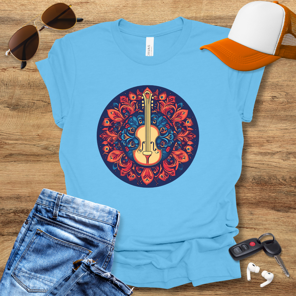 Guitar Mandala T-Shirt