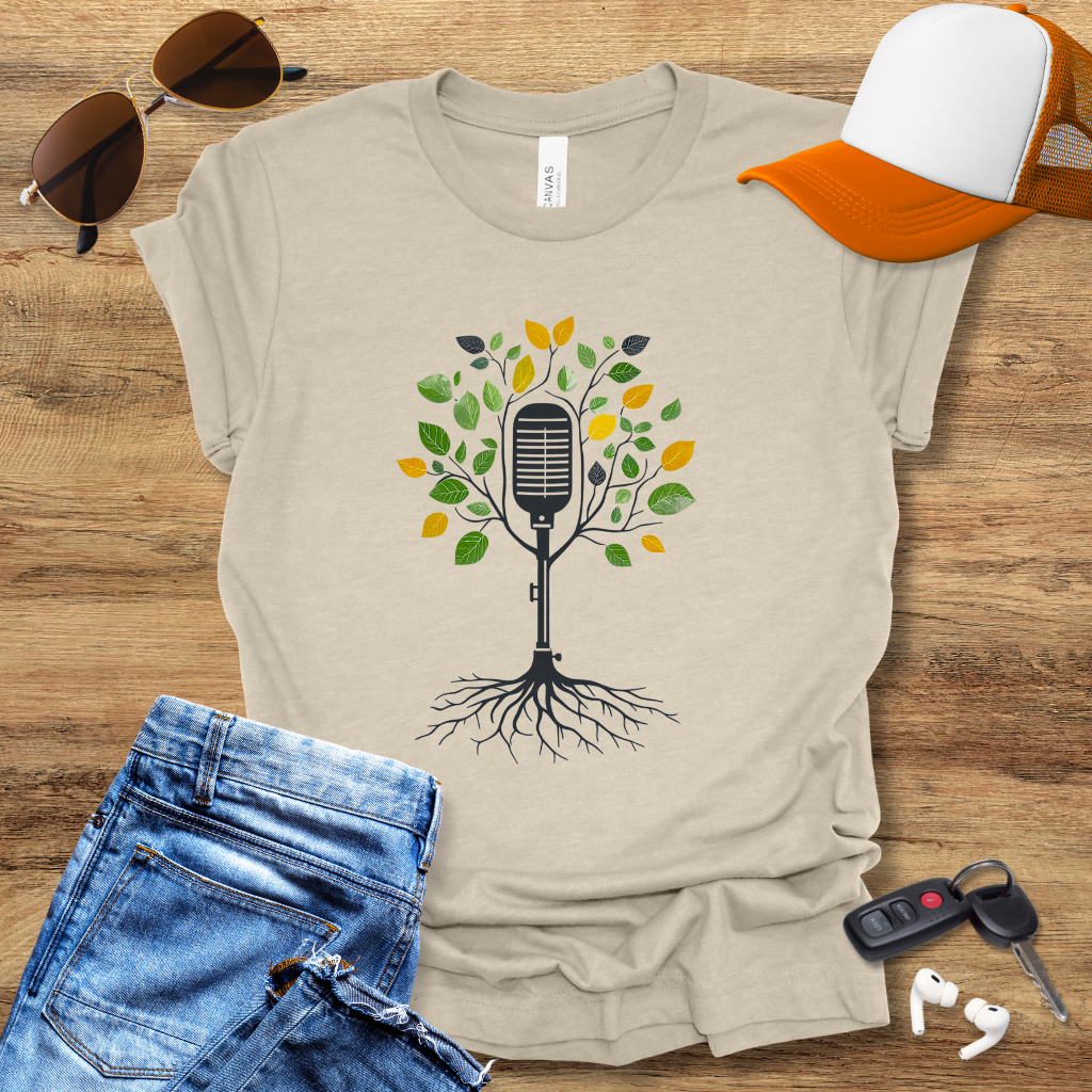 Colorful Tree Mic T-Shirt