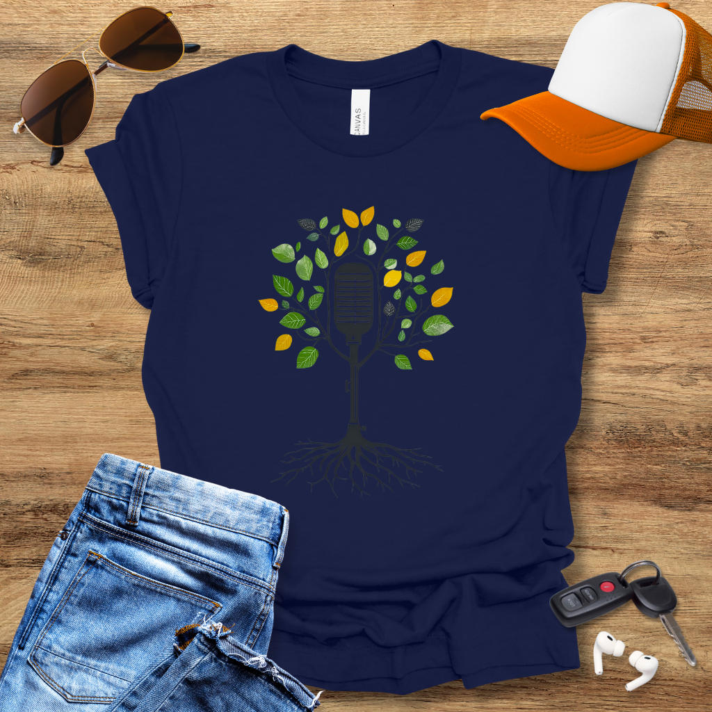 Colorful Tree Mic T-Shirt