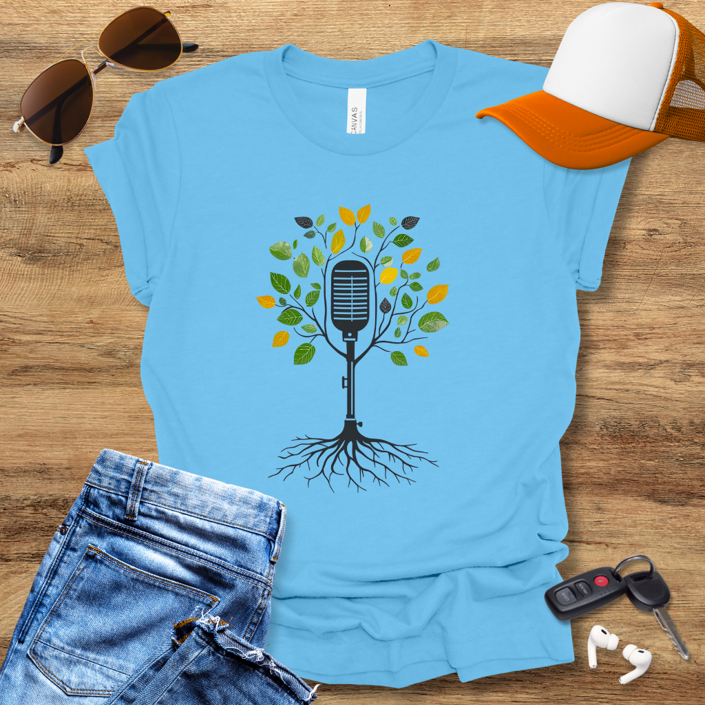 Colorful Tree Mic T-Shirt