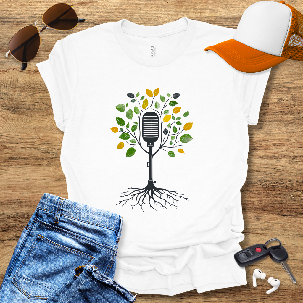 Colorful Tree Mic T-Shirt