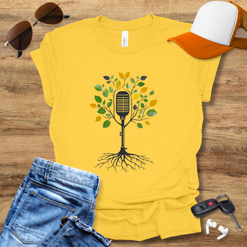 Colorful Tree Mic T-Shirt